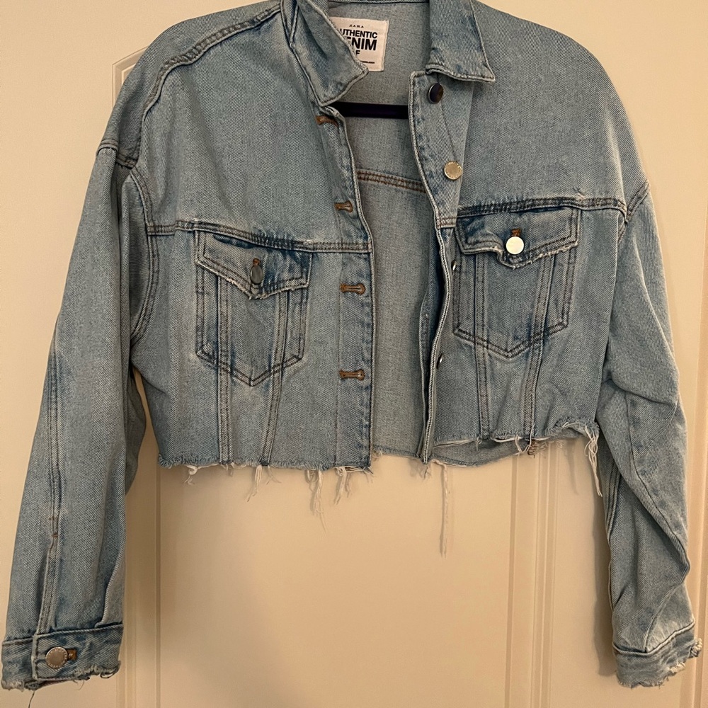 Zara Light Blue Denim Jacket